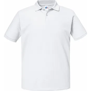 Pánské tričko Russell Polokošile Authentic Eco 570M, krátký rukáv, pánská COT10570M00113-white 3XL Bílá