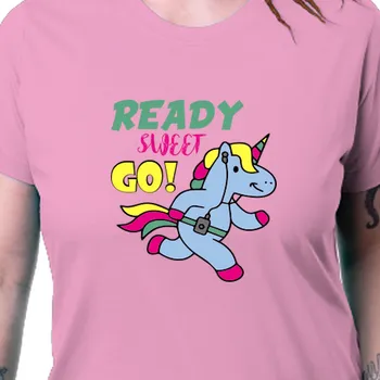 Dámské tričko Tričko Běh | Dámské tričko Jednorožec