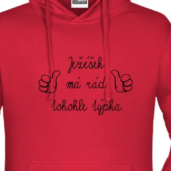 Pánská mikina Mikina Vánoce | Mikina Ježíšek