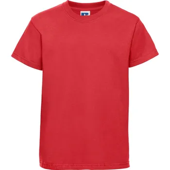 Russell Tričko Russell 180B, krátký rukáv, dětské COT10180B209a1-bright red Červená jasná 90