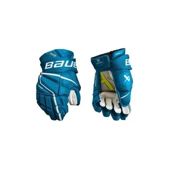 Hokejové rukavice Bauer Vapor Hyperlite JR, Velikost 10" (13 - 15,5 cm), Barva Modrá