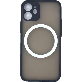 MagSafe silikonový kryt pro iPhone 12 - Modrý