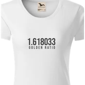 Dámské tričko Organická trička Vtipná | Dámské triko "Golden Ratio by Fibonacci"