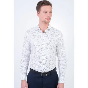Pánská košile Bavlněná košile se vzorem V pohodlném střihu 188637