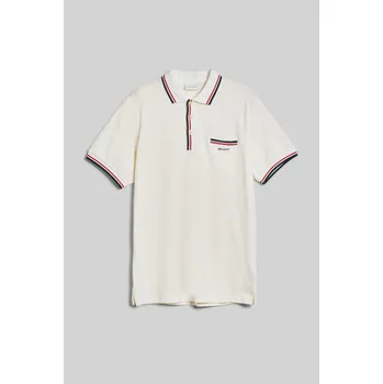 Pánská košile POLOKOŠILE GANT 2-COL TIPPING SS PIQUE POLO EGGSHELL