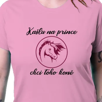 Dámské tričko Tričko Koně a koňáci | Tričko Chci koně