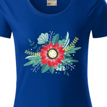 Dámské tričko Organická trička Pro babičku | Tričko s květinami