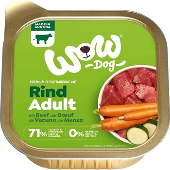 Krmivo pro psa WOW Adult hovězí maso 11 × 150 g