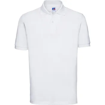 Pánské tričko Russell Polokošile 569M, krátký rukáv COT10569M00113-white 3XL Bílá