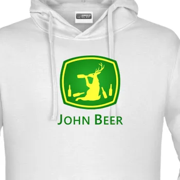 Pánská mikina Mikina Traktory a bagry | Mikina John Beer