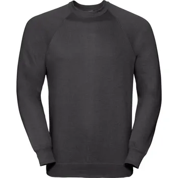 pracovní mikina Russell Mikina 762M, raglánová COT10762M00204-black XL Černá