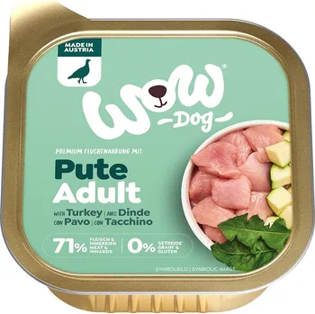 Krmivo pro psa WOW Adult krůtí maso 11x150g