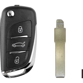 Autoklíč Klíč dálkové ovládání 3tl. Fiat Bravo 2012+ SIP22 434Mhz