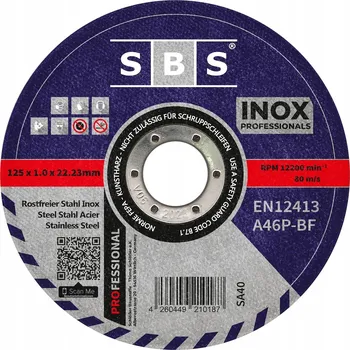 Řezný kotouč Řezné kotouče na kov 25 x 1,0 mm 50 Kusů Nerezová Ocel V2A Tenké INOX