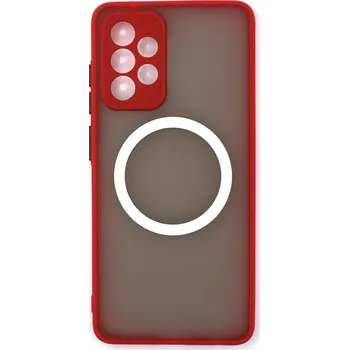 MagSafe silikonový kryt pro Samsung Galaxy A53 - Červený