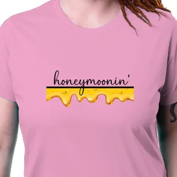 Dámské tričko Tričko Svatební | Dámské tričko Honeymoonin'