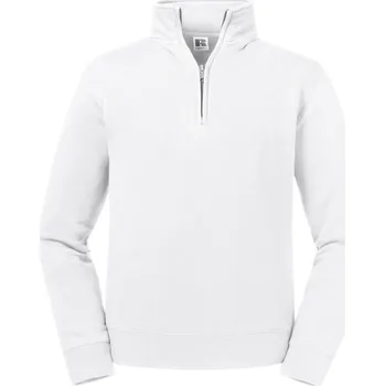 pracovní mikina Russell Mikina 270M s 1/4 zipem COT10270M00100-white Bílá XS