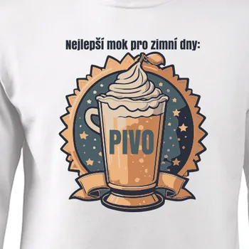 Pánská mikina Mikina Vánoce | Mikina Zimní pivo
