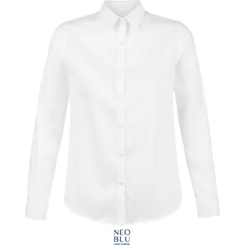 Pánská košile NEOBLU Košile Blaise Women, dlouhý rukáv, dámská COT243183z1513-optic white 3XL Bílá optická
