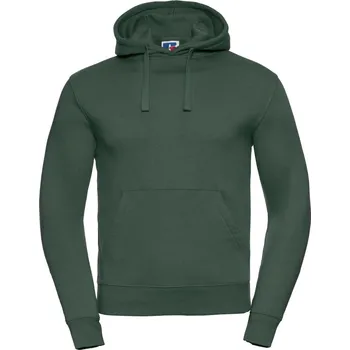 pracovní mikina Russell Mikina s kapucí Authentic 265M, pánská COT10265M54000-bottle gree XS Zelená lahvově