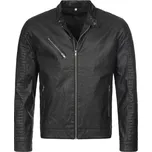Stedman Bunda Biker Jacket Men, motorkářská, pánská COT05525005902-black opal M Černý opál