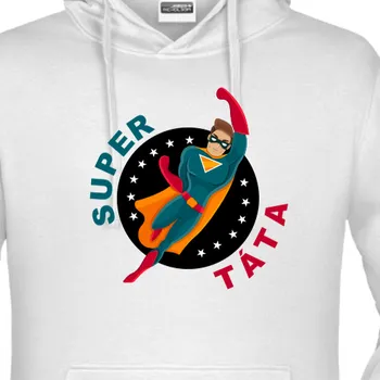 Pánská mikina Mikina Rodinné sety | Mikina pro tatínka Super táta