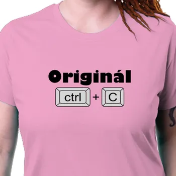 Dámské tričko Tričko Pro maminky | Dámské tričko Ctrl C a Ctrl V