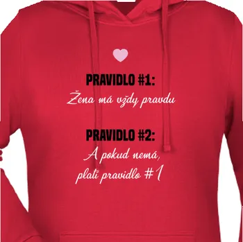 Dámská mikina Mikina Pro maminky | Mikina Žena má vždy pravdu