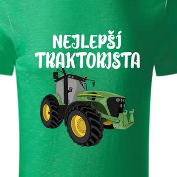 Pánské tričko Organická trička Traktory a bagry | Pánské organické tričko Nejlepší traktorista