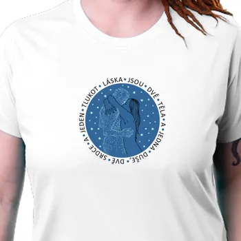 Dámské tričko Tričko Láska | Dámské tričko Jedna duše