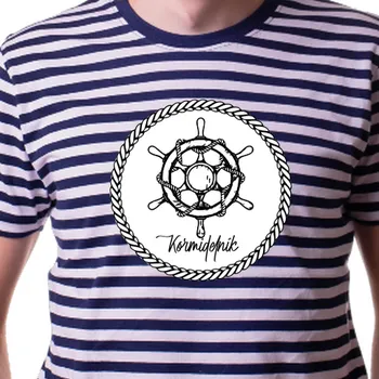 Tričko Rodinné sety | Pruhované tričko Kormidelník