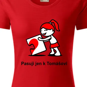 Dámské tričko Organická trička Pro páry | Bio triko Puzzlíci pro ni