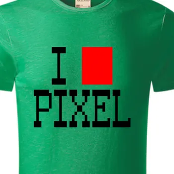 Organická trička IT | Pánské organické tričko Pixel lover