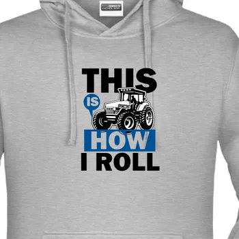 Pánská mikina Mikina Traktory a bagry | Mikina traktorista Farmář