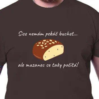 Pánské tričko Tričko Vtipná | Tričko Mazanec