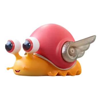 Hudební nástroj pro děti JIGGLY BUGS Šnek oranžový