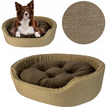 Pelíšek pro psa Šiška pro psy pelíšek béžový 75 cm x 65 cm