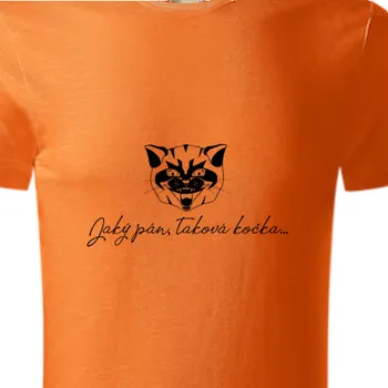 Organická trička Kočky | Bio triko Jaký pán, taková kočka