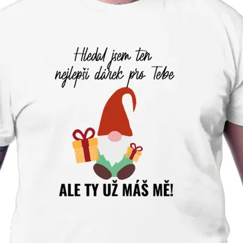 Pánské tričko Tričko Vánoce | Pánské vánoční tričko pro páry
