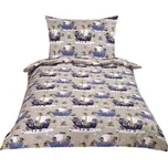 Bellatex Povlečení bavlněné Junior, Námořník modrý - 140x200, 70x90cm