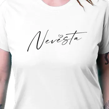 Dámské tričko Tričko Rozlučka se svobodou | Elegantní triko pro nevěstu