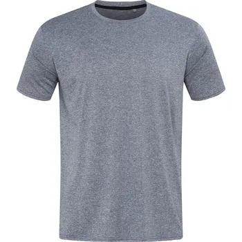 pracovní tričko Stedman Tričko Sports-T Move Men, sportovní, krátký rukáv, pánské COT058830x2604-denim heath XL Melír denim modrá