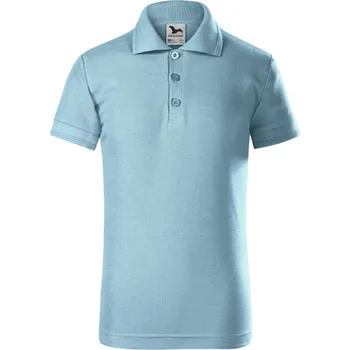 Chlapecké tričko MALFINI Polokošile Pique Polo 222, krátký rukáv, dětská MAL-2221507 Modrá nebesky 12 roků