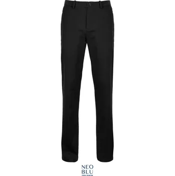 NEOBLU Kalhoty Gustave Men chino, pánské COT243178n11m8-deep black 44 Černá deep