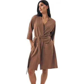 Dámský župan Dámský župan 42779 Nilsa - HENDERSON kávová S