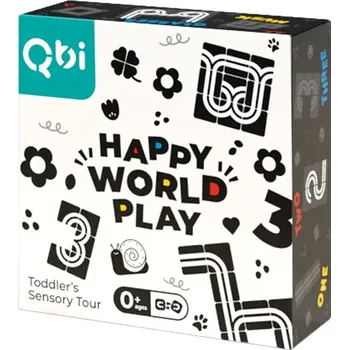 ostatní stavebnice Qbi 112 Happy World Play – kreativní magnetická stavebnice