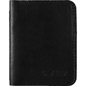 Obal na doklad Elegantní pánské pouzdro na doklady Solier SW11 SLIM BLACK Velikost: ONE SIZE