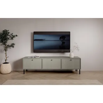 Televizní stolek Televizní stolek Tili 3D - zelená