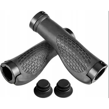 Příslušenství pro čtečku elektronické knihy Gripy na řidítka černé s dvojitým zámkem, profilované, se zátkami