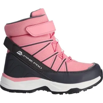 Dětská móda Dívčí zimní obuv ALPINE PRO COLPO 34 Růžová, Černá, Bílá